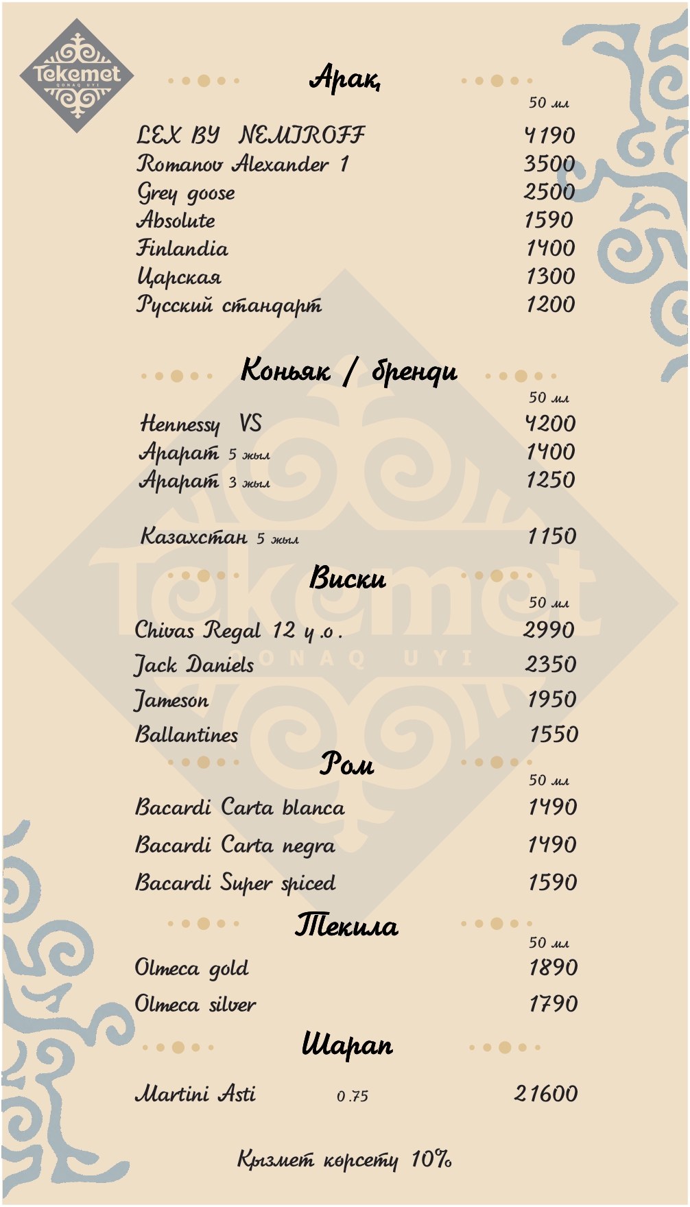 Menu 12